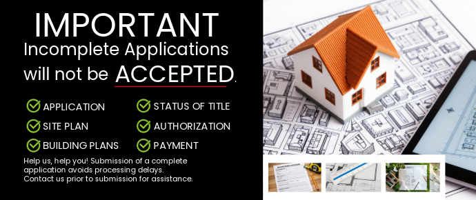 Incomplete applications